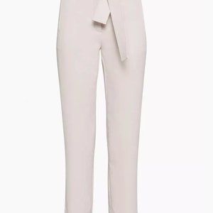 Aritzia wilfred tie-front pant in Vin Gris size 2